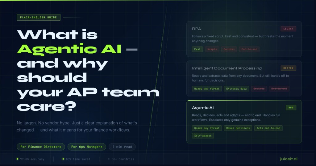 What is Agentic AI — And Why Should Your AP Team Care?